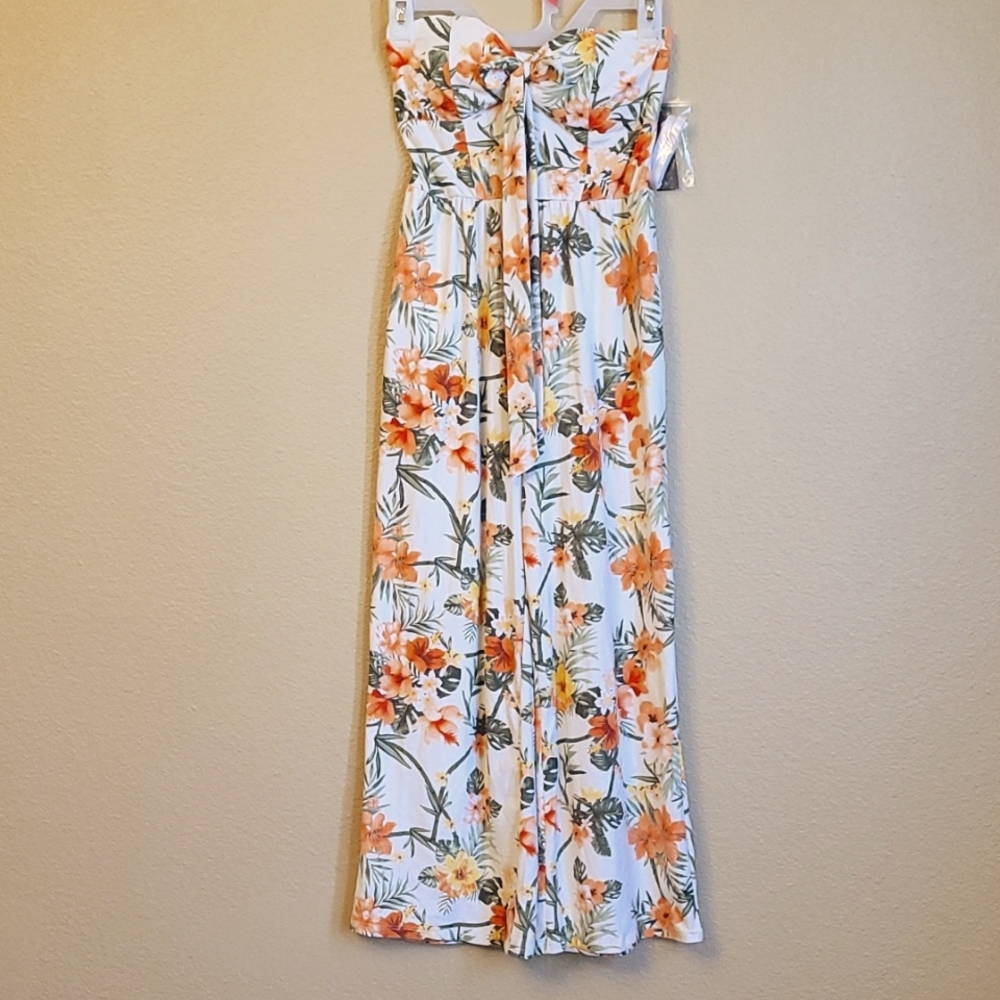 NWT Floral Jumpsuit